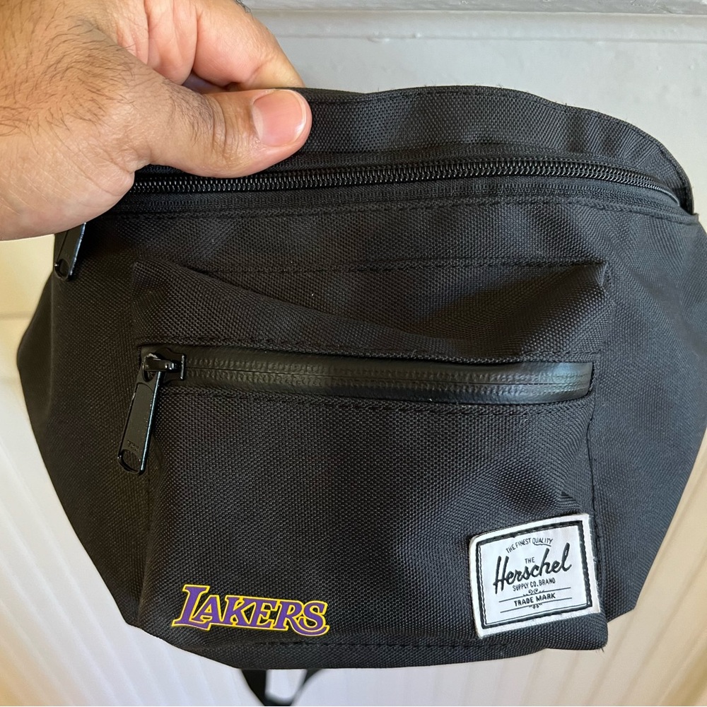 Los Angeles Lakers Herschel Supply Co. Fanny Pack Belt Bag Black